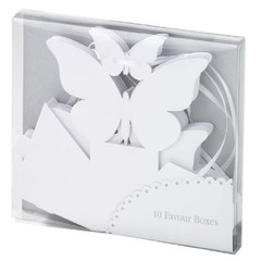 Butterfly Themed Wedding Decorations Paperchains / Social Stirrers / Favor Boxes