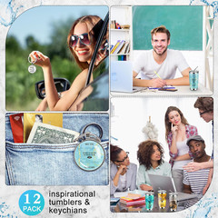 12 Employee Appreciation Gift Sets – Inspirational Tumblers & Keychains