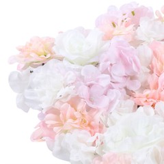 8 Pcs Wedding Artificial Silk Flower Wall Panel Floral Backdrop Party Decoration