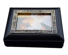 Elegance Black Satin Finish Wedding Photo Album Frame for 100 (4″x6″) Images NEW