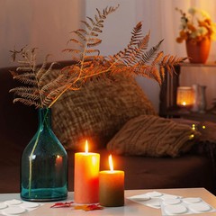 48 Pcs Candle Grips for Taper Candles, Putty to Hold Candles in…