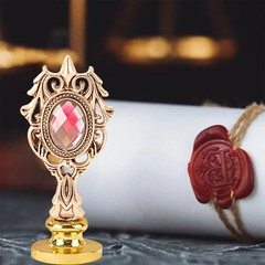 Wax Seal Handle Metal Roman Column Stamp Craft Supplies for Wedding Invitations