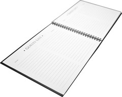 Iconikal Hardcover Guestbook 1,260 Entries Charcoal 10 x 8 inches,