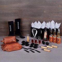 50Pcs Groomsmen Gifts Groomsmen Proposal Box with Shot Glasses Socks Sunglass…