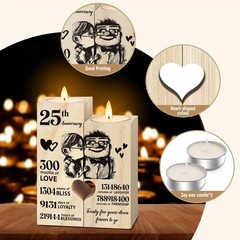 25th Wedding Anniversary Gift for Couple Silver Wedding Gifts for Wife Husband