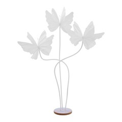 Wedding Artificial Butterfly Decorations Giant 3-head 53.15″ White Decoration