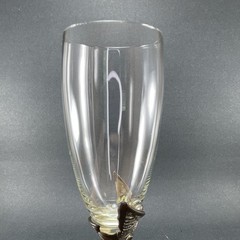 2 International Silver Co. Toasting Goblet Fluted Champagne Glasses Goblets