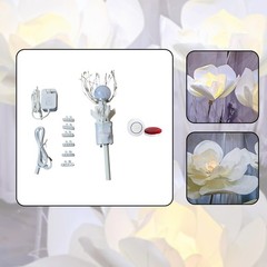 DIY Electric Flower Opener for Photo Props Stage Performance Art Exhibitions