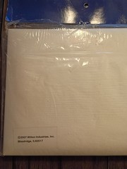 Vintage Wilton Guest Book New White w/ Beautiful Silver Design 7″X 9″