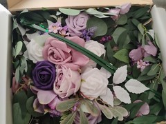 2 Kits Lisuun Handmade Purple Wedding Arch Flower Kit NIB