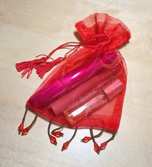 Jewelry Bags Organza Bags Red Gift Pouch Candy Wedding Favor Mix 5×7 3×4 48pcs