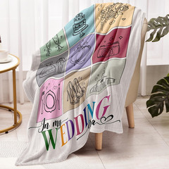 Engagement Gift – «In My Wedding Era» Wedding Gift for Couples 2026 Blanket, Thr