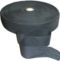 TOP QUALITY DARK GREY DENIM GROSGRAIN RIBBON 38MM, 5 MTRS, CRAFTS, ART 0723