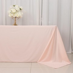 Balsa Circle 90×132 in Blush Premium Scuba 132″ x 90″ (Rectangular),