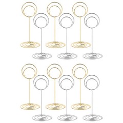 12 Pcs Place Card Holders for Weddings Table Number Stands Cardholder