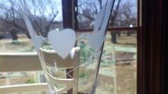 Wedding toasting flutes heart and dove design 2 8 oz tall elegant stem champange