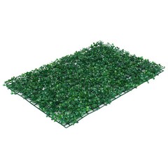 12Pcs Artificial Plant Hedge Grass Mat Greenery Wall Fence Panel Background