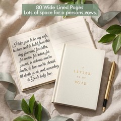 Set of 2 Wedding Vow Books His and Hers Wedding Vow Books Registry Gifts Idea…
