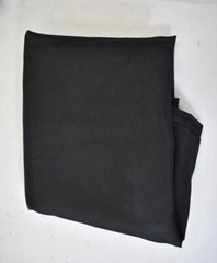 Lot Of 12 Rectangular Table Cloths Black 60″ x 126″ Polyester 10345100