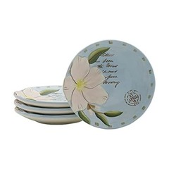 & And Toulouse Appetizer Plates Set Of 4 5-Inch Blue 5277704