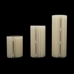 3pcs Cardboard Centerpiece Display for Wedding Party Garden Cylinder Flowers Sta