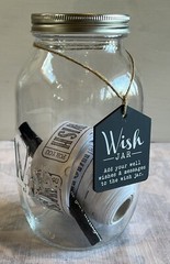 Wish Jar Wedding Prayers Birthday Special Occasion Keepsake Jar New Cards & Pen