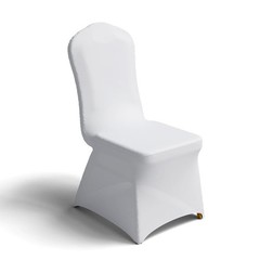100 PCS Banquet Chair Covers for Wedding Universal Polyester Spandex Chair Co…