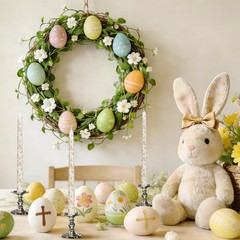 6Pcs Easter Dripless Taper Candles 10 Inch Long Unscented Candle Sticks Waterco