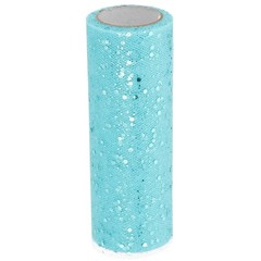 Tulle Fabric Rolls 6″ by 10 Yards Fabric Spool Tulle for DIY, Teal Blue