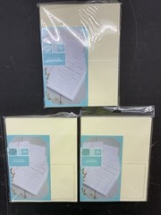 3 New GARTNER PROGRAMS 50 COUNT HALF FOLD PROGRAM PAPER NEW/SEALED