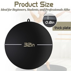 Portable Dance Floor Round, Ballet Wood Floor, Dance Turning Board, Smooth Ba…