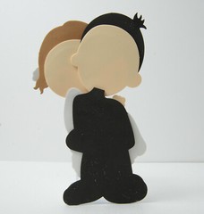10 Wedding Couple Large 9″ Foam Favors Boda Recuerdos Bride Groom Decoration