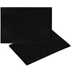 Iconikal 8-Pack Magnetic Photo Sleeves for 5×7 Pictures Easy 8 Pack, Black