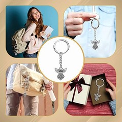 30Pcs/set Novel Fashion Angel Keyrings Alloy Pendant Wedding Birthday Party Gift