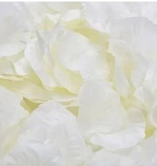 2000 Pcs Artificial Fake Rose Petals Milky White Love Silk Valentines Day Cute