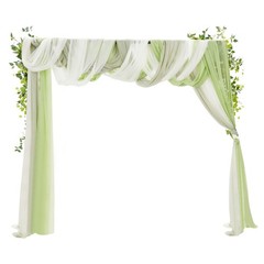 Artificial Wedding Arch Flower Kit Decorative Artificial Flowers With Drapes
