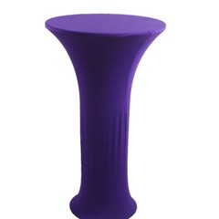 60/70/80cm Cocktail Table Cover Spandex Cloth for Wedding Party Meeting Decor