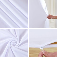 Spandex Half Moon Arch Cover Fitted Double Sided Stretchy Backdrop for Wedding