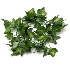 GREEN 7 ft LED Ivy Leaf GARLAND Battery Operated FAIRY LIGHTS Party Decorations