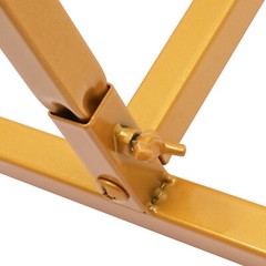 Set of 3 Metal Backdrop Stand, Rectangular Balloon Frame, Gold Backdrop Decor