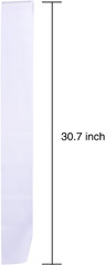 6 Pieces Sash White Blank Sashes for Pageants Satin Sash Plain Sashes for Women