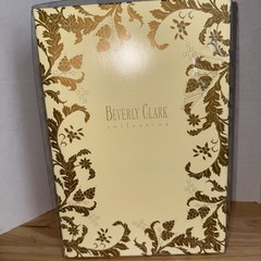 BEVERLY CLARK COLLECTION, IVORY CELEBRITY WEDDING GUEST BOOK, NEW!!! Free Ship
