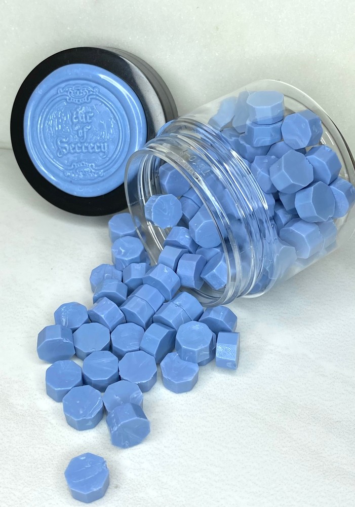 100 Count Steel Blue Sealing Wax Beads. Over 200 colors available!