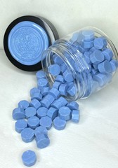 100 Count Steel Blue Sealing Wax Beads. Over 200 colors available!