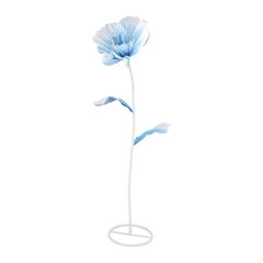 3pcs Blue Giant Artificial Flower 1.2/1.4/1.7m Decoration for Wedding Background