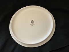 Royal Worcester~Royal Garden~Elgar Gateau Cake Plate 11″ In Dia. Made In England
