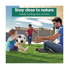LITA Artificial Grass Turf Lawn-7 Feet x 15 Feet, 0.4″ Indoor Outdoor Rug Syn…