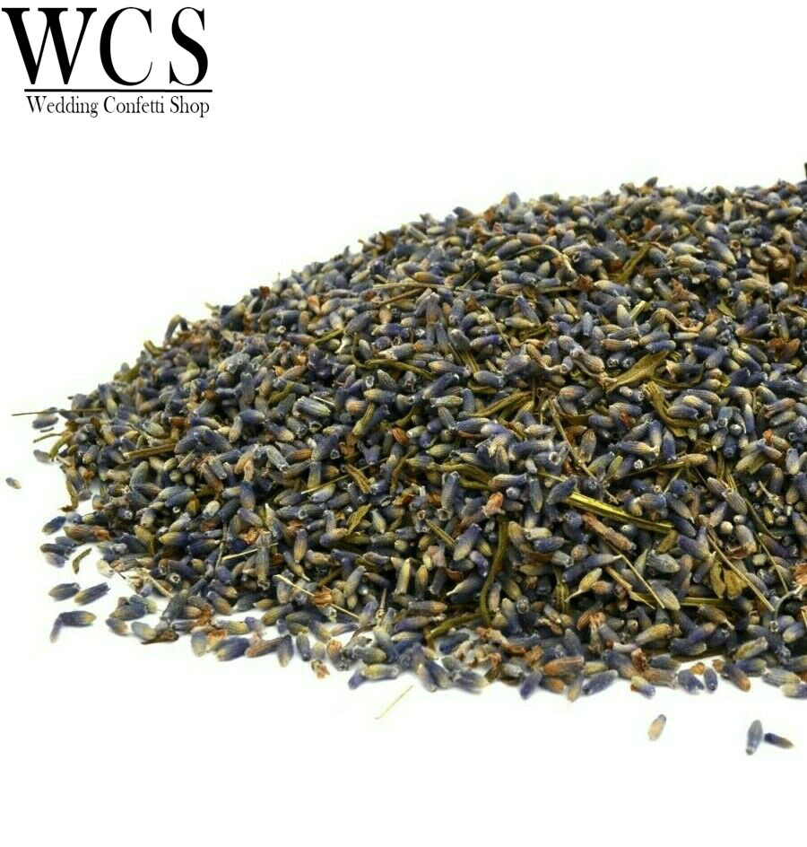 Lavender Flowers, Natural Wedding Confetti, Wildflower Biodegradable Confetti 1L