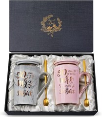 50 Together Mug Set for Couples, Perfect for Valentine’s or Anniversary