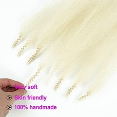 Afro Twist Hair 12Inch 3Packs Springy Twist Braids 12 Inch (Pack of 3) 613#